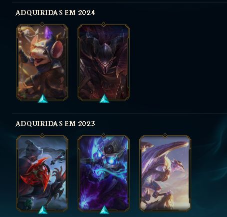 [CONTA BR] Esmeralda 1 SoloQ+Skins+Mmr Mediano +Zaahen Jornada Imortal