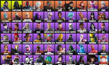 CONTA FORTNITE - 75 SKINS | PODE ALTERAR E-MAIL | MariGold, EmmaFrost, Meowdas