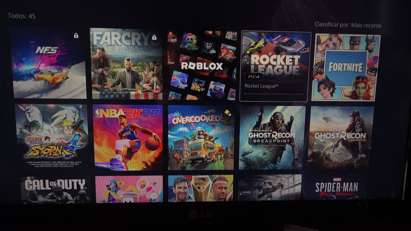 Conta de Rocket League e mais 2 jogos PSN