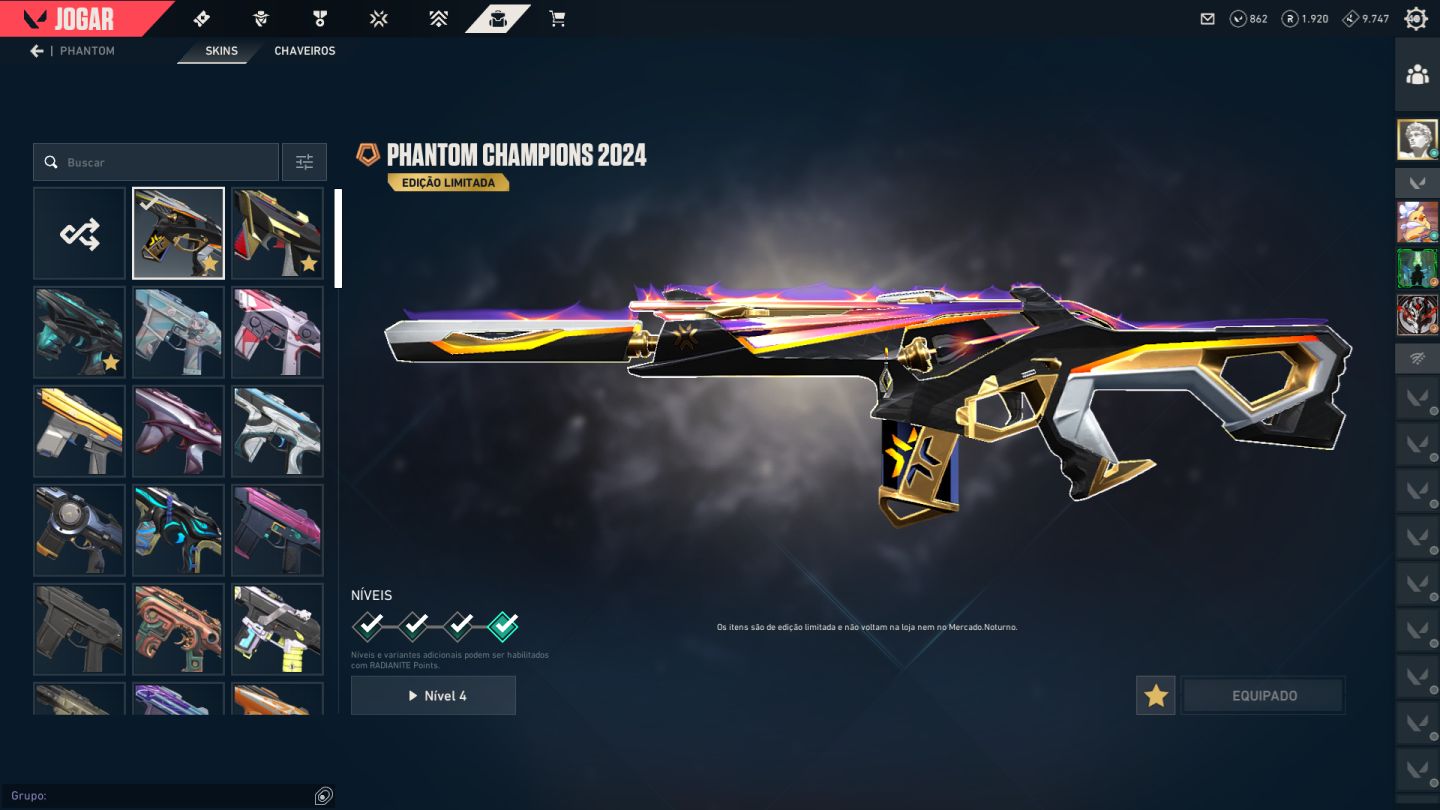 Conta Valorant 3 Pacotes Champions, 1 Pacote Arcane, Pacote Zerofang