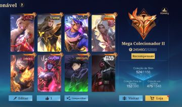 MEGA 2 RARA, MAIN JG, WR PROFISSIONAL, QUASE OUTRA LEGEND E MUITAS SKINS