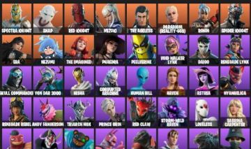 CONTA FORTNITE - 171 SKINS FULL | PODE ALTERAR E-MAIL | Astrea, Phaedra, Selene