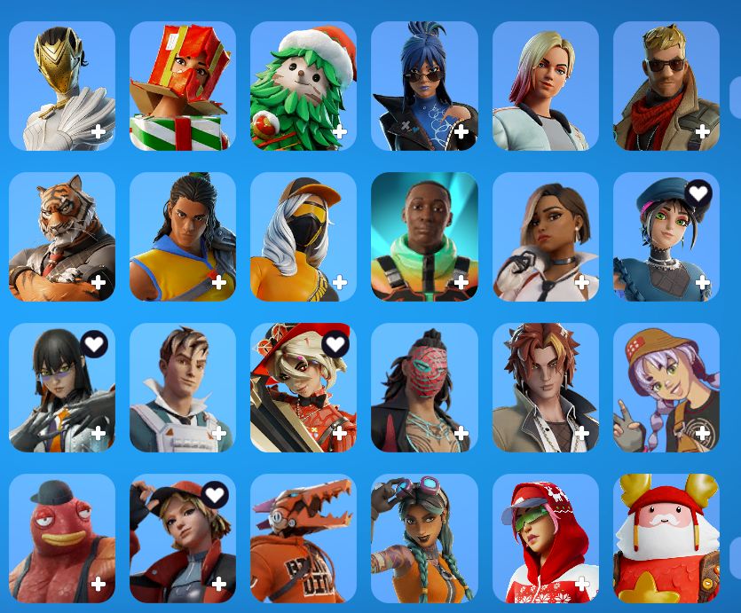 Conta de Fortnite antiga (Muitas skins)
