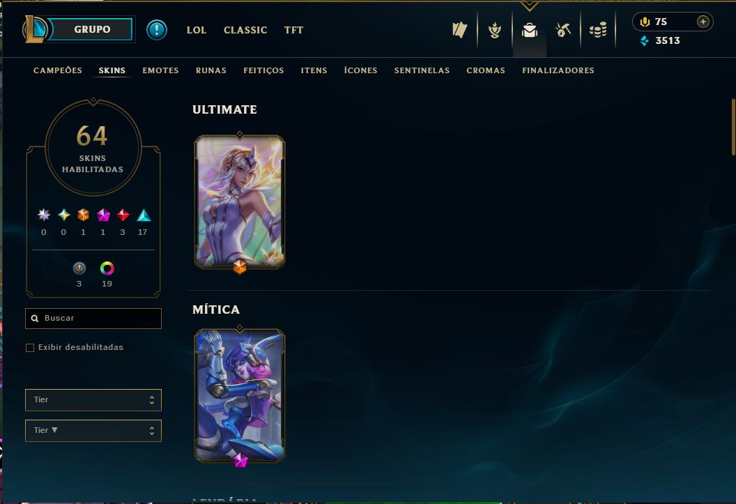 CONTA LOL MONO SUP || ÓTIMA PARA SMURF OU INICIANTES!