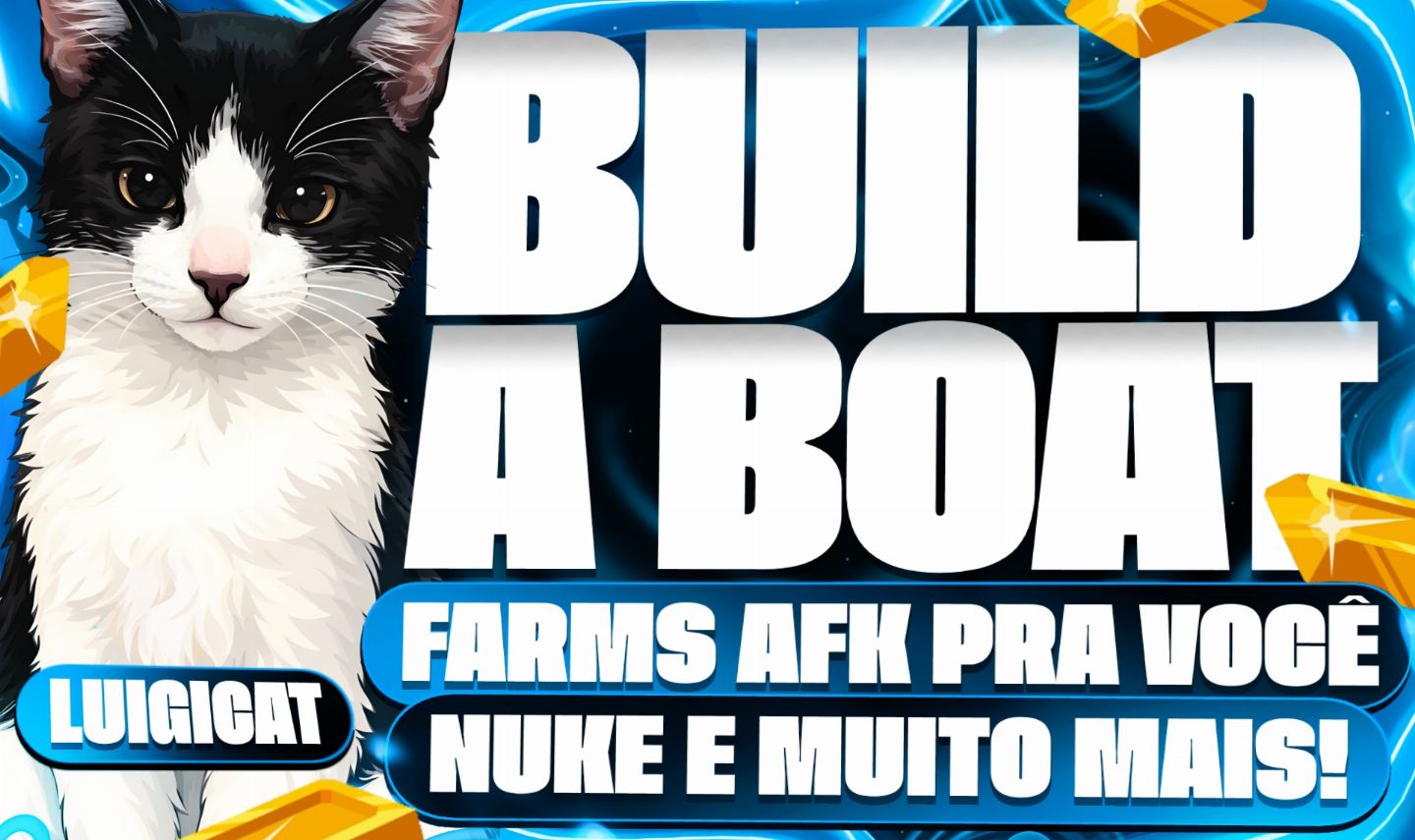 Build A Boat | Construção de Farm + Farm de Gold | Luigicat