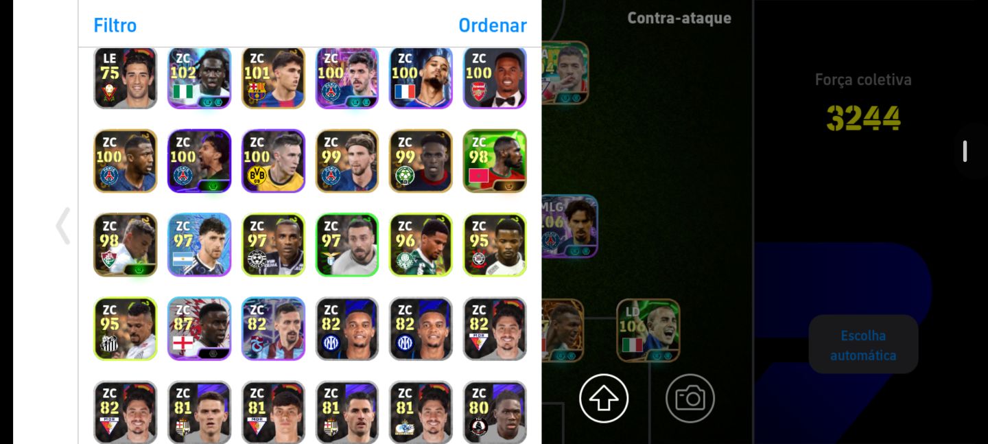 VENDE-SE CONTA EFOTEBOL 3243 DE FORÇA COLETIVA SOMENTE KONAMI ID