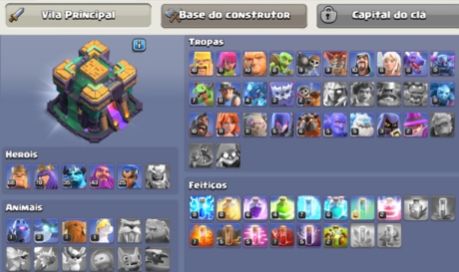 CONTA CLASH OF CLANS CV 14 | NÍVEL 156 | RAINHA 70 / REI 68 / GUARDIÃO 43
