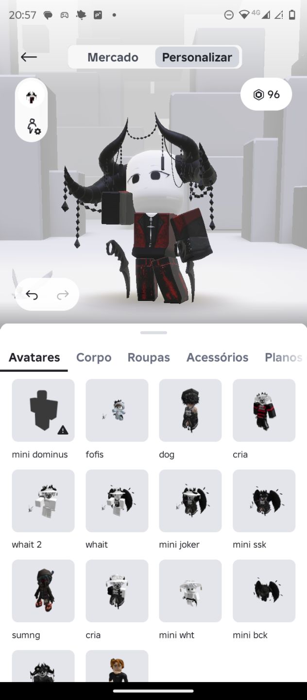 Conta roblox blox fruits atualmente gás lvl Max e com 96 robux
