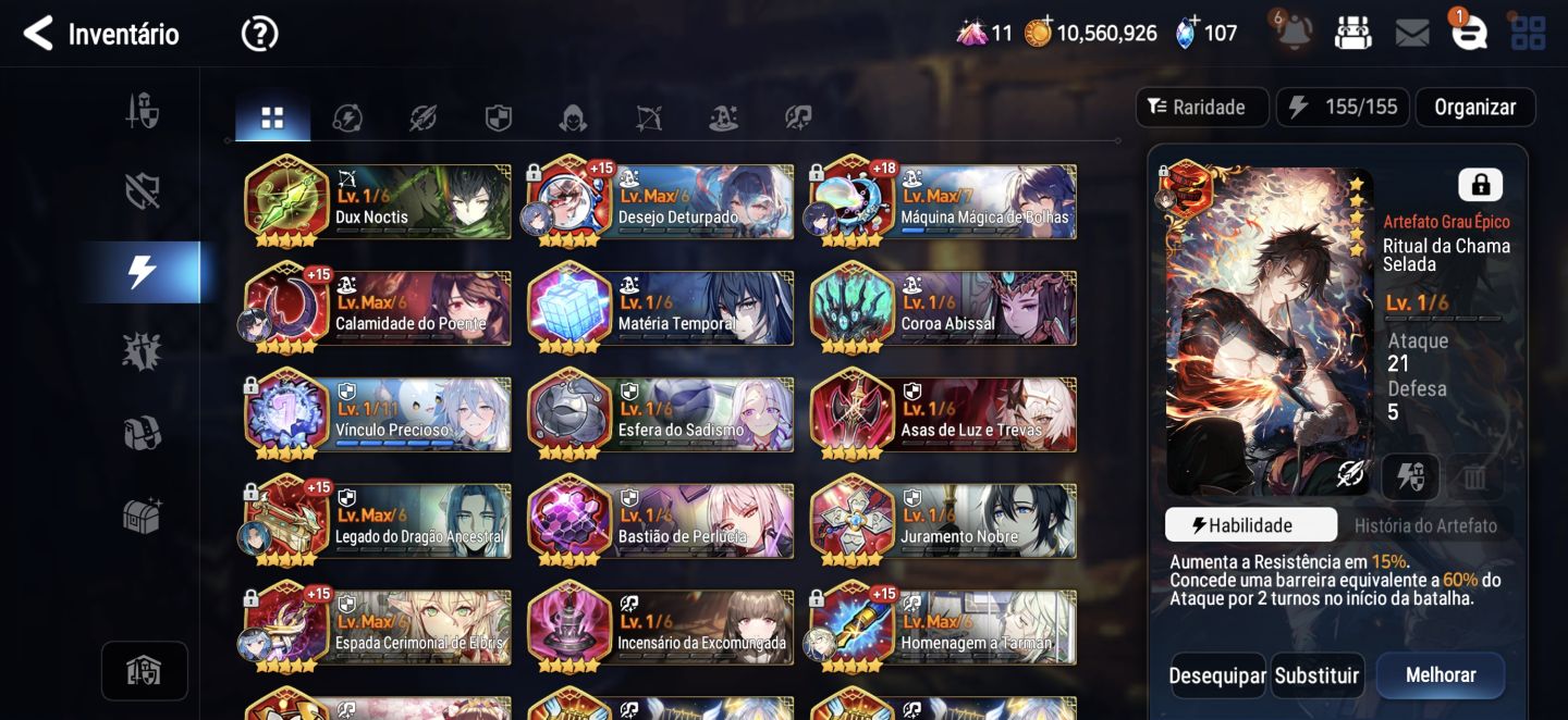 CONTA EPIC SEVEN COM MLS E LIMITADOS, ACEITO PREÇO NEGOCIÁVEL