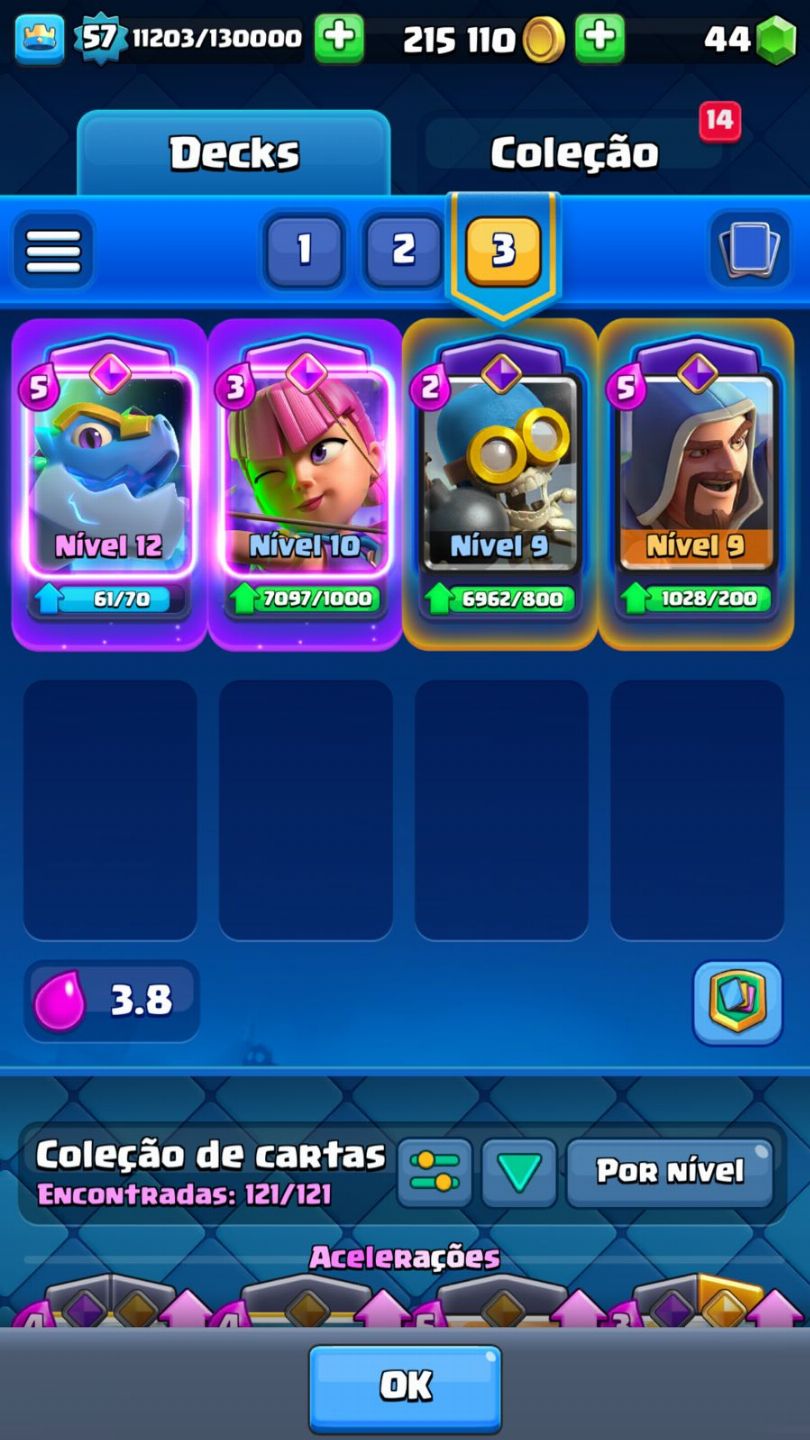 CLASH ROYALE 4 ANOS DE JOGO PREÇO NEGOCIÁVEL