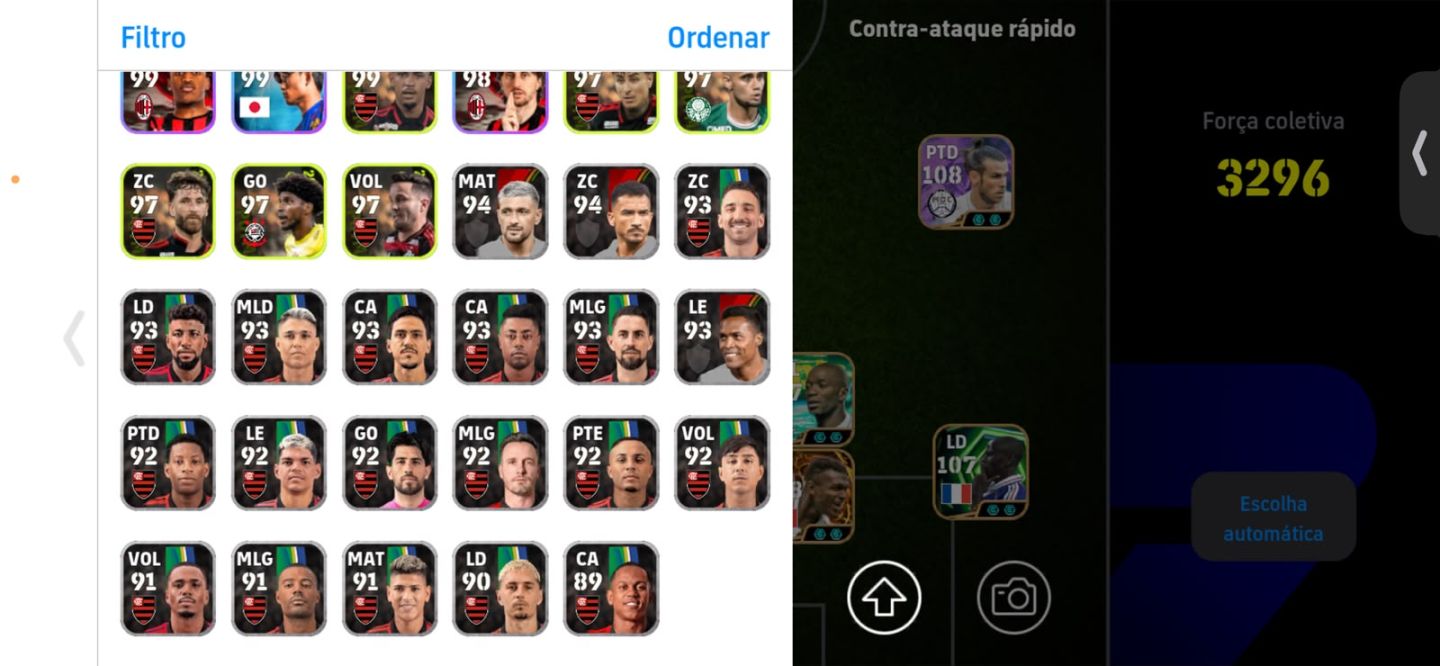 CONTA DE EFOOTBALL MOBILE GEMADA