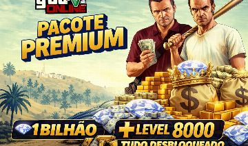 PACOTE UP GTA 5 - MONEY + LEVEL XP + TRAJES MODS E CARRO MOD + DIVERSOS UNLOCKS
