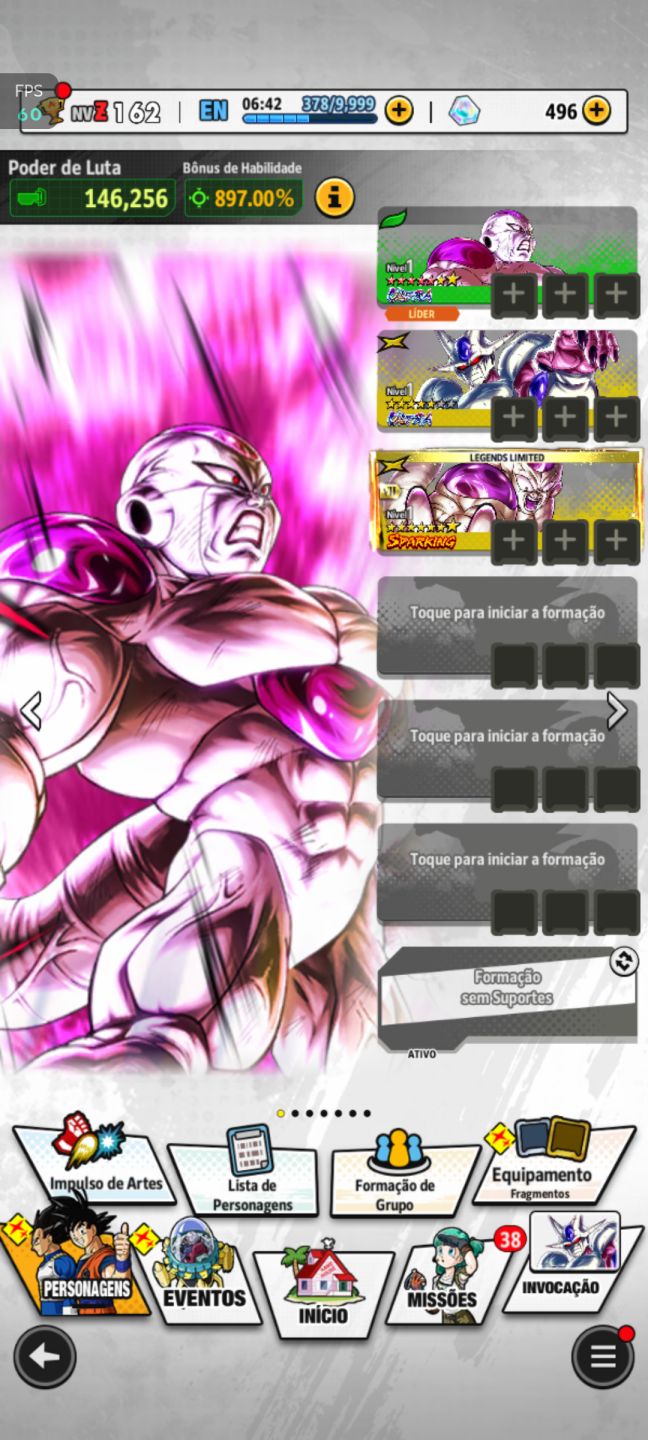 Conta Full Power oponente