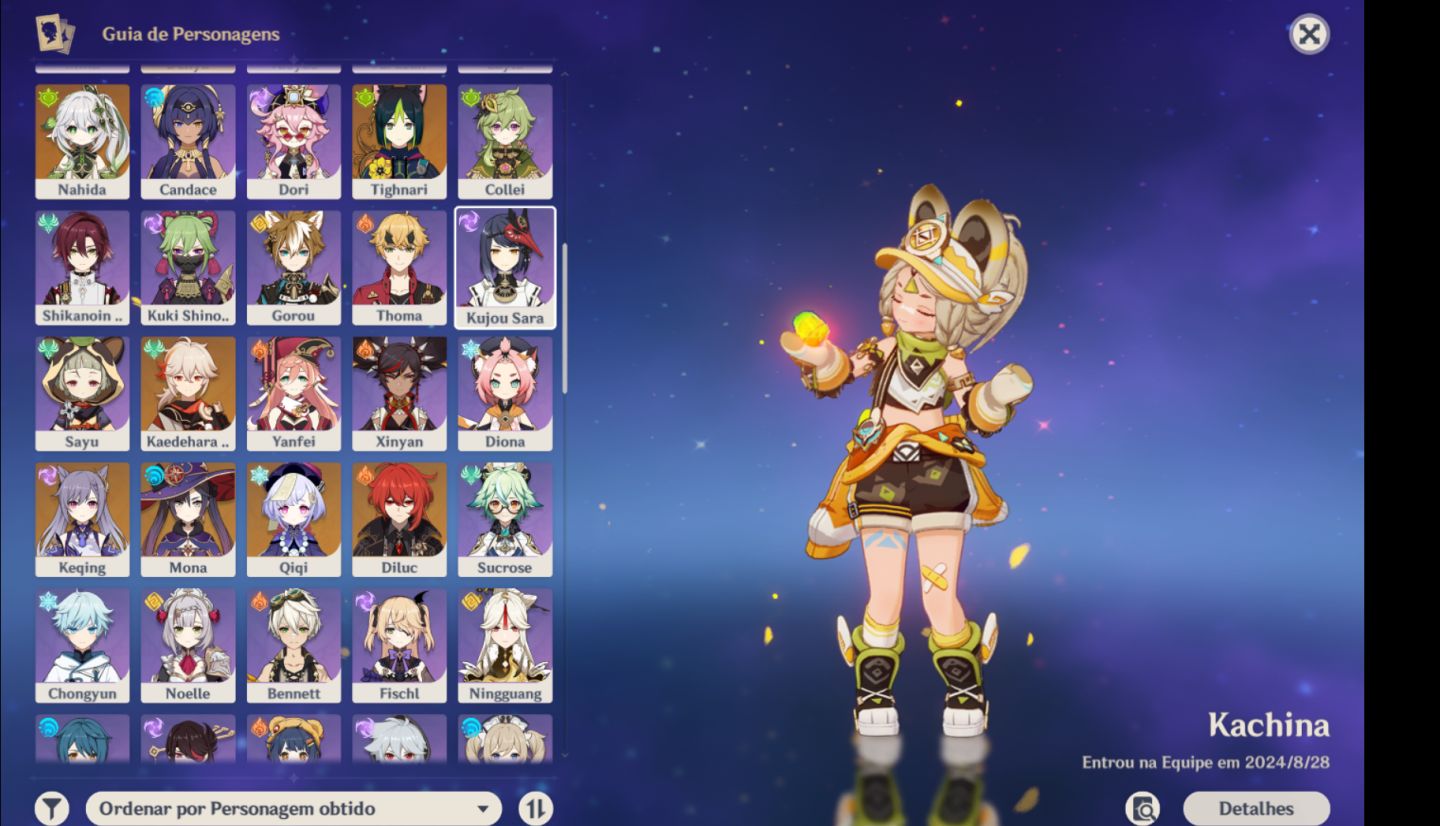 CONTA GENSHIN IMPACT//16 T5, Columbina,Nahida, Mavuika,Arlecchino,Furina,Kazuha