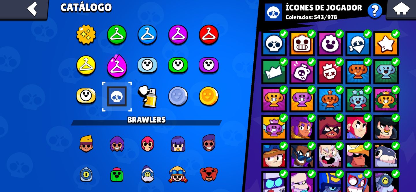 Conta Brawl Stars - CONTA DE 2019 COM SKINS RARAS