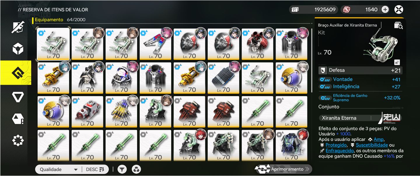 Conta ENDGAME Arknights TIME YVONE