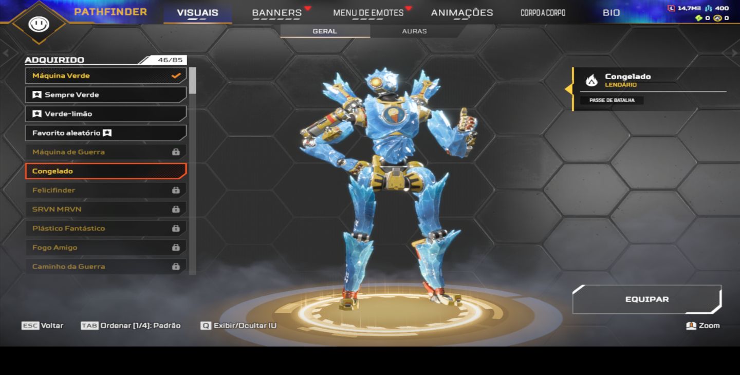 CONTA APEX LEGENDS