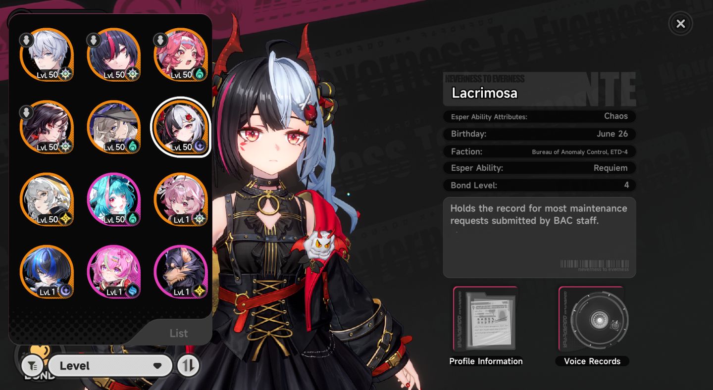 NTE: Conta c/ Nanally x2 + 3 Limitados + Skins Limitadas