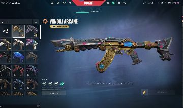 CONTA VALORANT - VANDAL ARCANE, PHANTOM SAQUEADORA... (R$950,00+) - FA