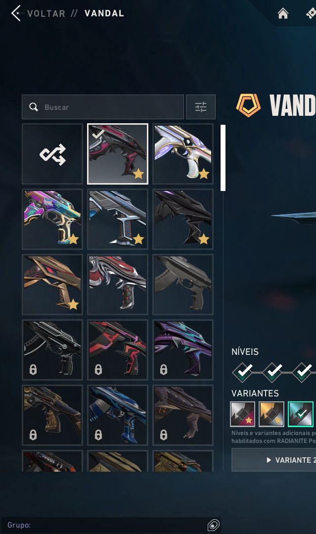 CONTA VALORANT 26 SKINS - 3 PACOTES e LEAGUE OF LEGENDS COM 156 SKINS