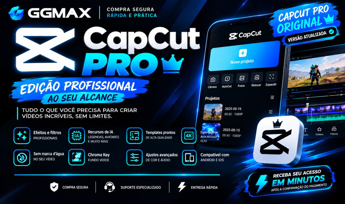 CAPCUT PRO | 30 DIAS | ENTREGA RÁPIDA