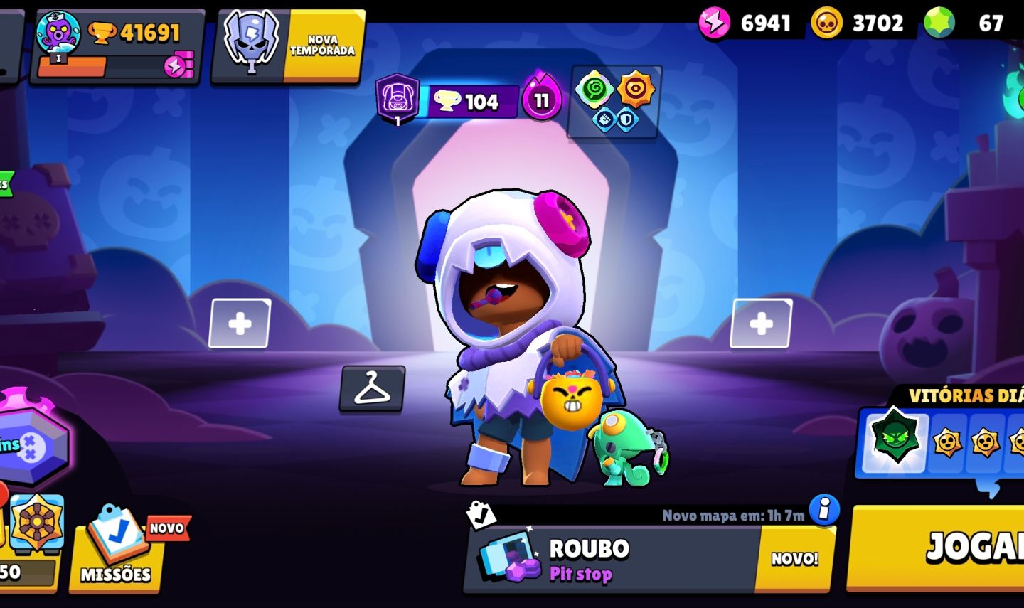 Conta de Brawl stars completa com 99 brawlers e muitas skins
