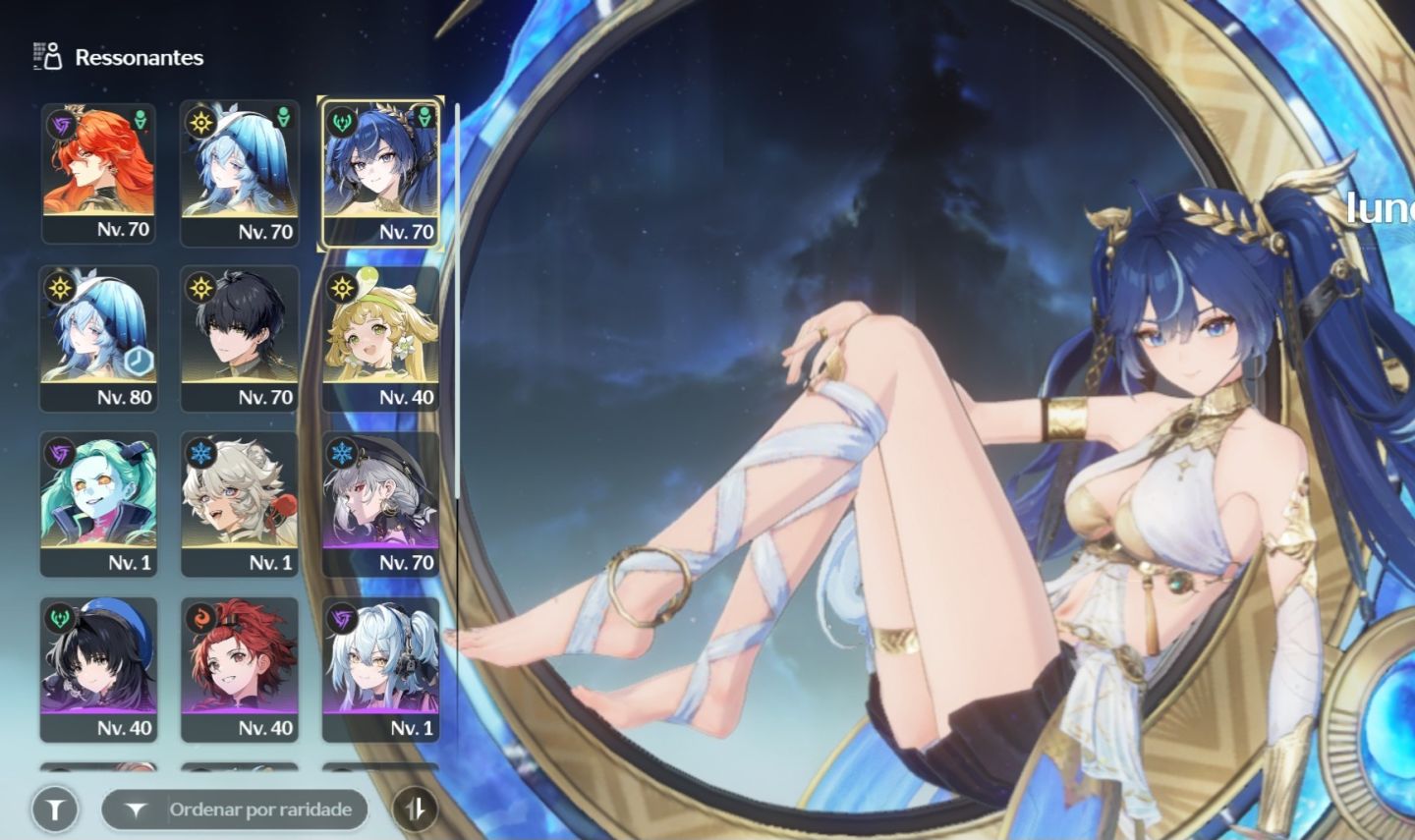 Conta Wuwa - Augusta S0r1 + Iuno + Shorekeeper S2r1