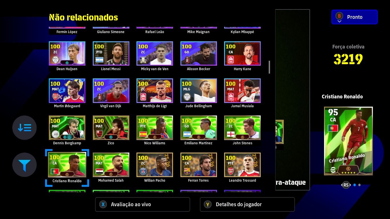 Conta eFootball steam