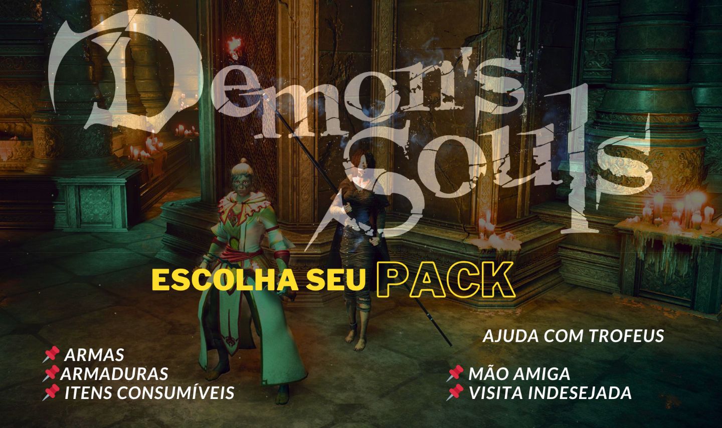 DEMONS SOULS PS5 - Troféus/Almas de Chefe