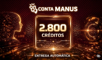 CONTA MANUS IA 2800 CREDITOS - MELHOR PREÇO - ENTREGA AUTOMATICA