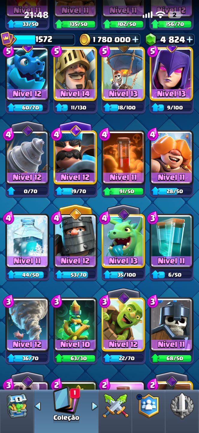 CONTA CLASH ROYALE | 11.030 TROFÉUS MÁX | 7 ANOS DE JOGO