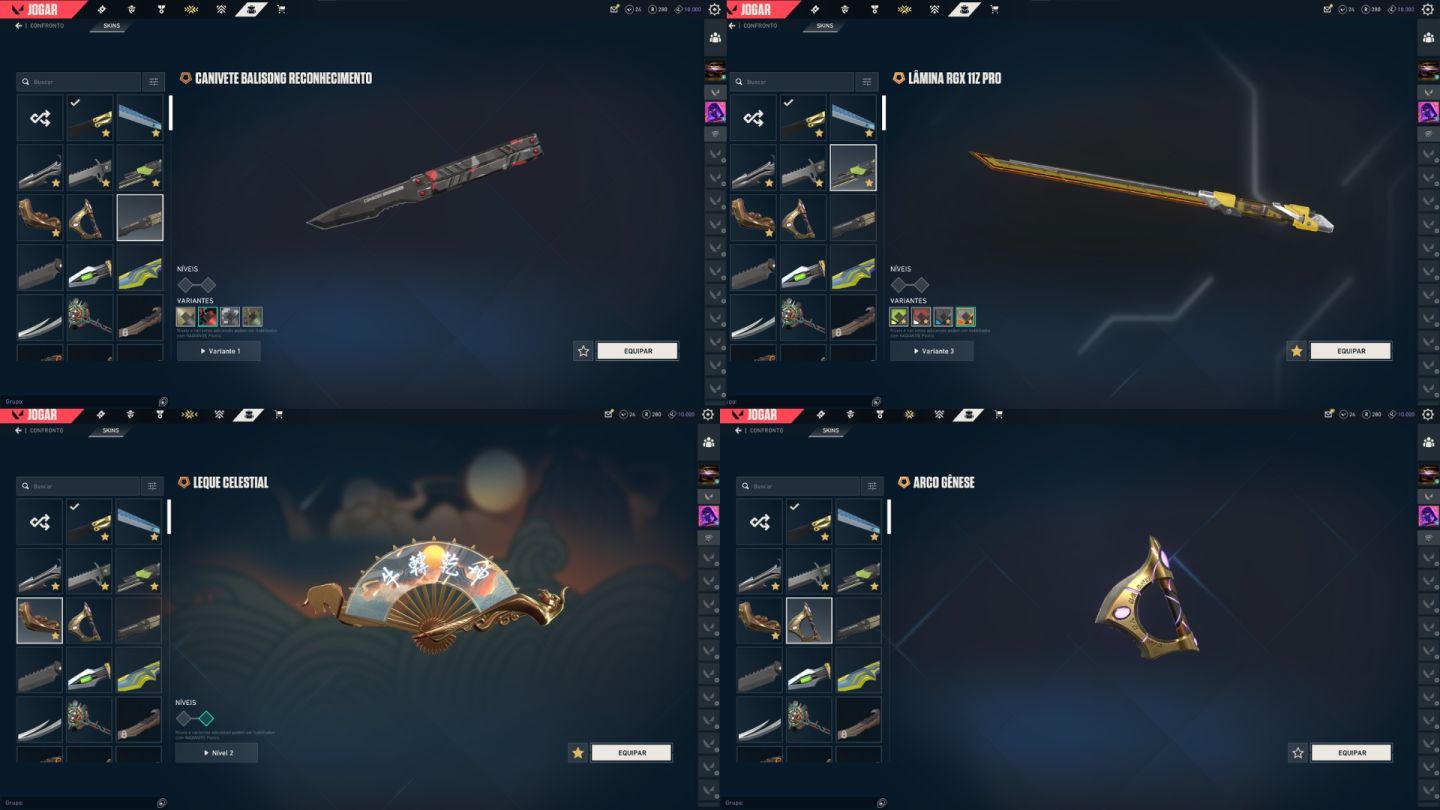 CONTA COM PACOTE CHAMPIONS 2022 E MUITAS SKINS / PRECO NEGOCIAVEL