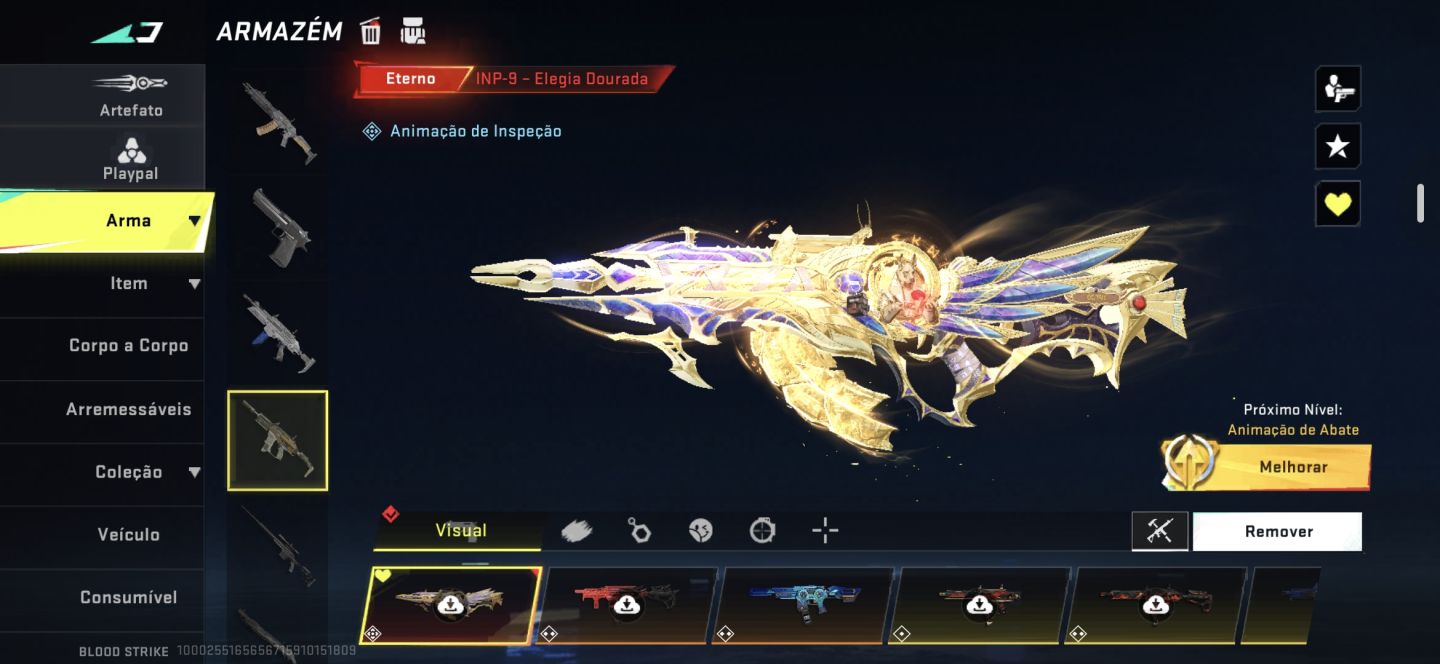 CONTA DE BLOOD COM VÁRIAS ETERNALS A VENDA
