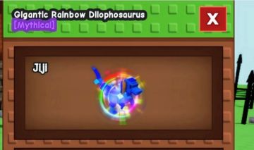 RBH gigantic dilophosaurus pet grow a garden!