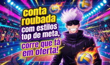 [PROMOÇÃO RELÂMPAGO] CONTA DE VOLLEIBOLL LEGENDS COM 5 ESTILOS SECRETS