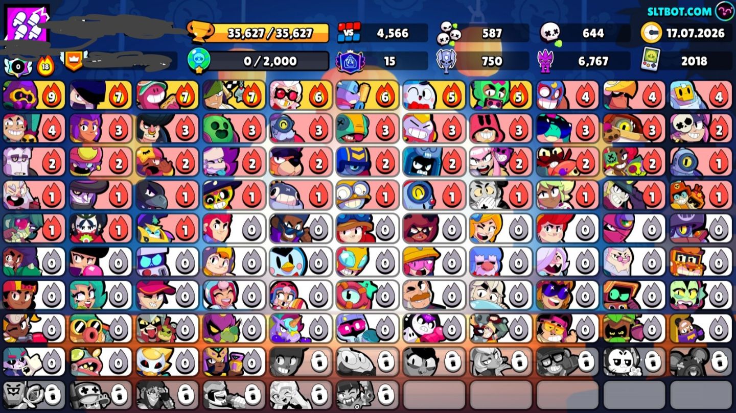 Conta de brawl stars com shelly estelar/Rico old/barley mago/papai mike
