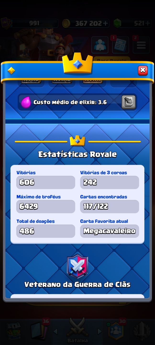 Conta de Clash Royale - Nostalgia pura