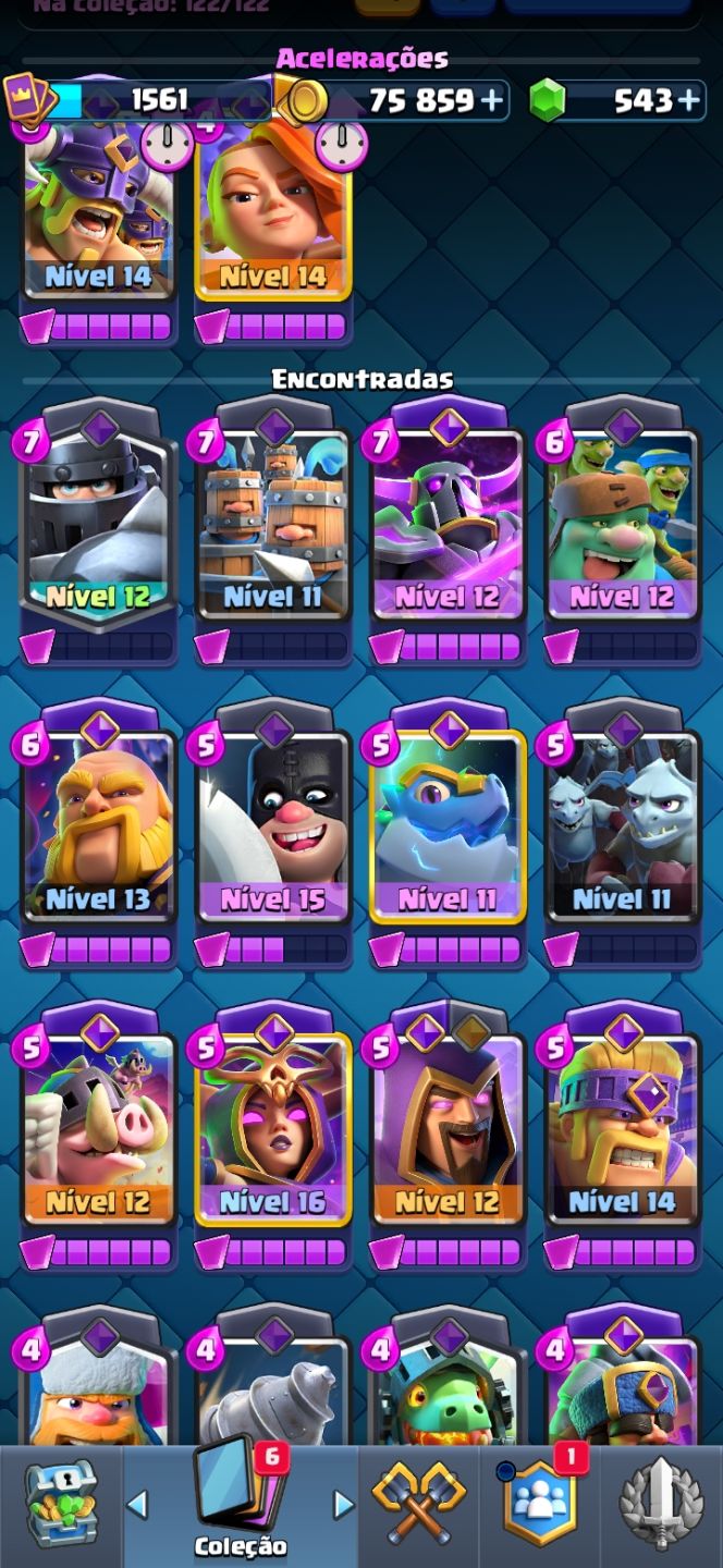 Conta arena 28 (Clash royale