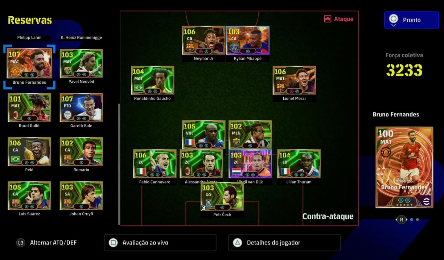 Conta Efootball Full épica PS4/PS5