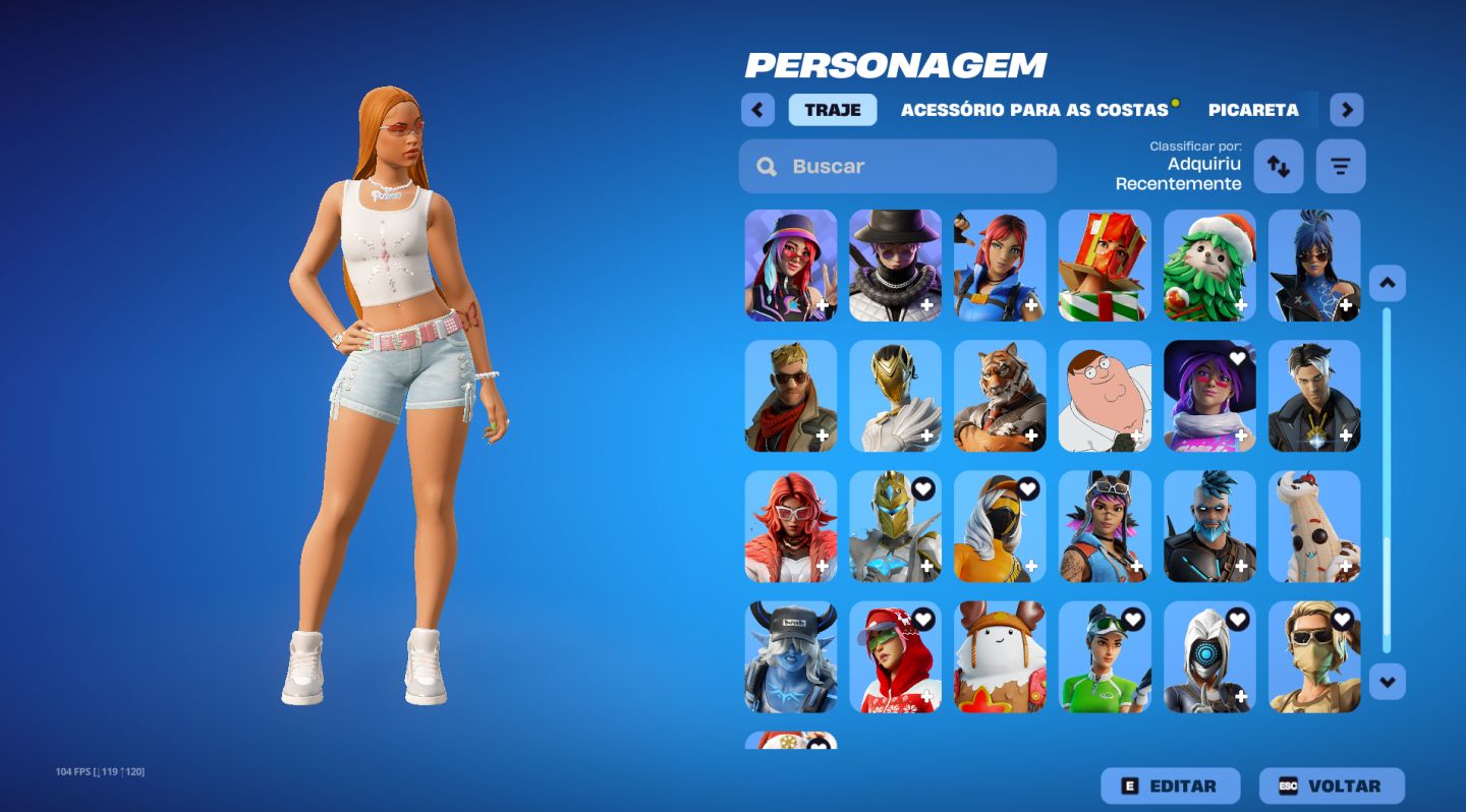 Conta Fortnite Skins Tryhard + Picaretas Clean