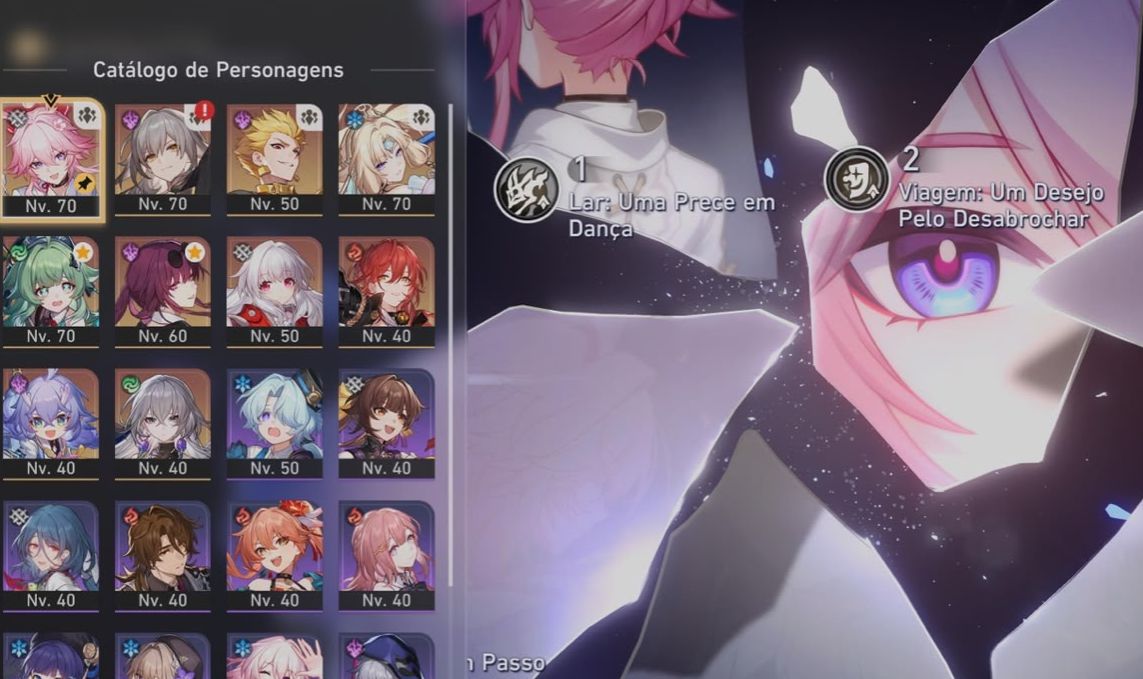 Conta midgame com Evanescia E2S1
