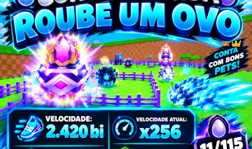 CONTA ROUBE UM OVO | 773BI/s dinheiro | 2,4T velocidade