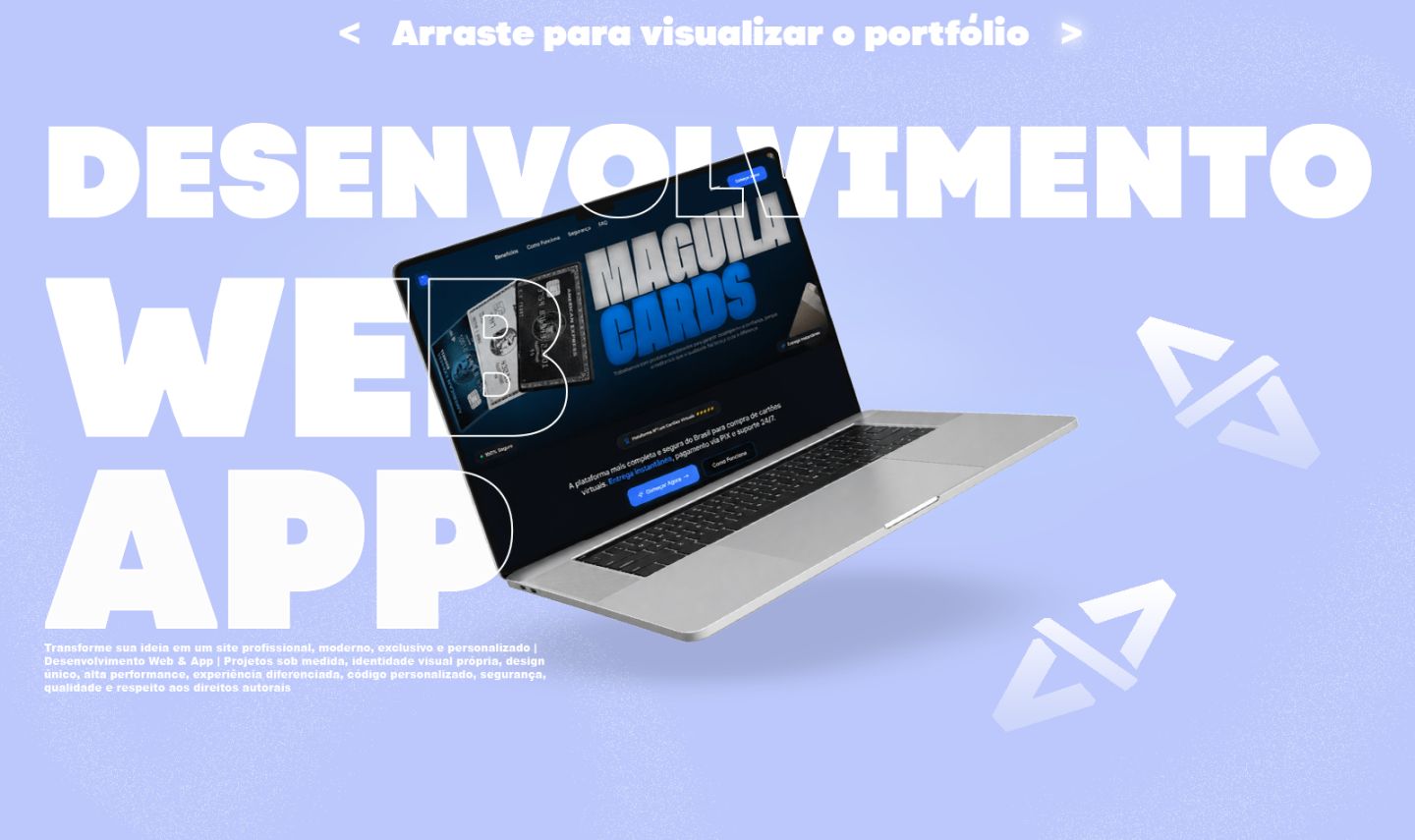 TRANSFORME SUA IDEIA EM UM SITE PROFISSIONAL | DESENVOLVIMENTO WEB & APP