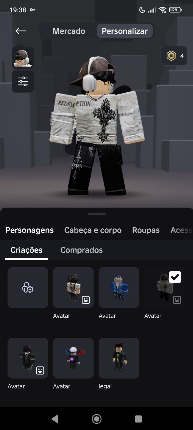 CONTA RICA MASCULINO DE ROBLOX
