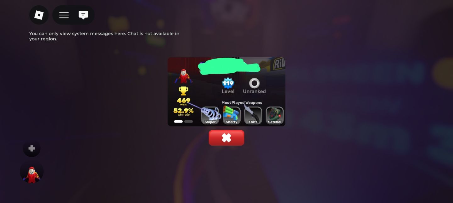 Conta de roblox ( ink game, forsaken, 99 noites na floresta, Rivails ) etc..