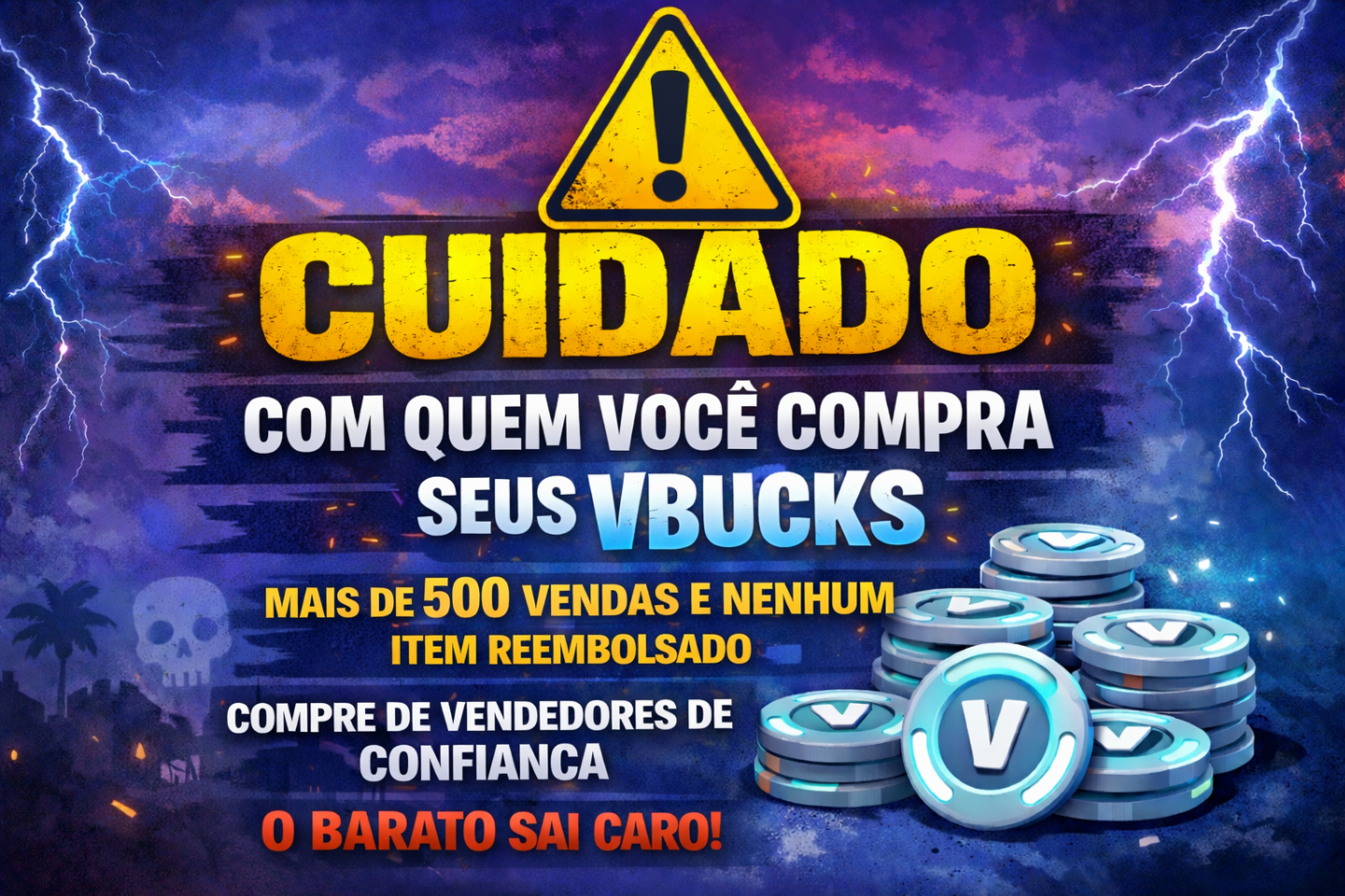 VBUCKS MAIS BARATOS! FORMA DE PRESENTE NO FORTNITE (ITENS DA LOJA)