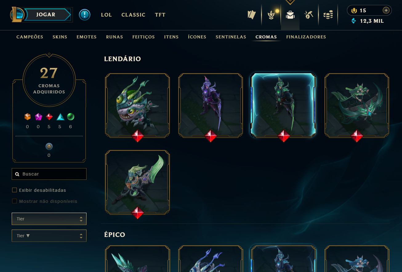 [ACESSO IMEDIATO] 70+ skins Ouro IV em MD5 MMR Buffado