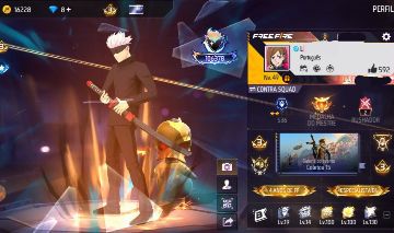 Free fire com muito investimento