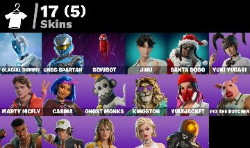 CONTA FN COM 17 SKINS-TRYHARDS