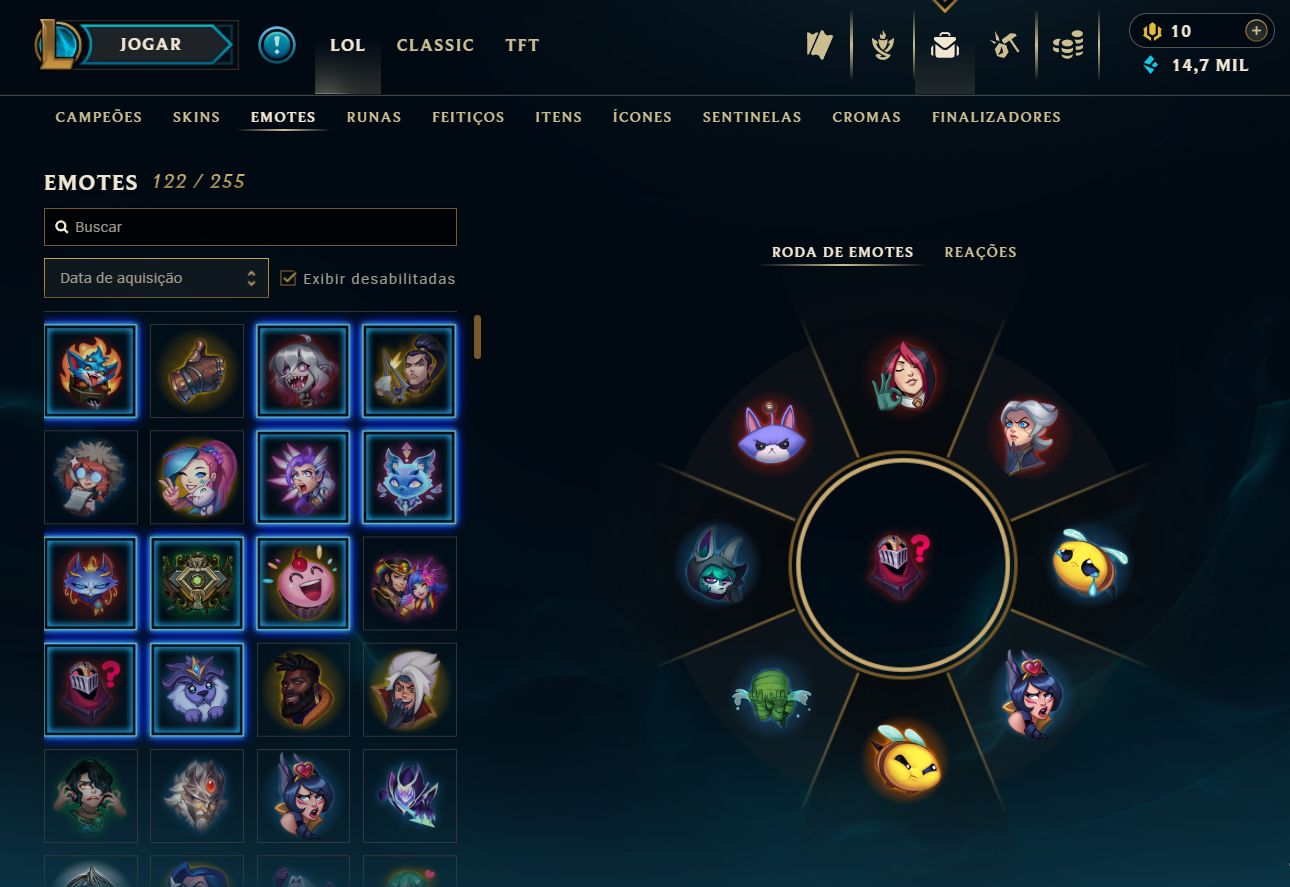 CONTA LOL 2016 DONO ÚNICO | ESMERALDA | 145 SKINS | 4 ULTIMATES | TODOS CAMPEÕES